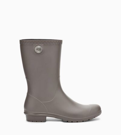 UGG Sienna Matte Rain Womens Boots Charcoal/ Deep Grey - AU 514MC